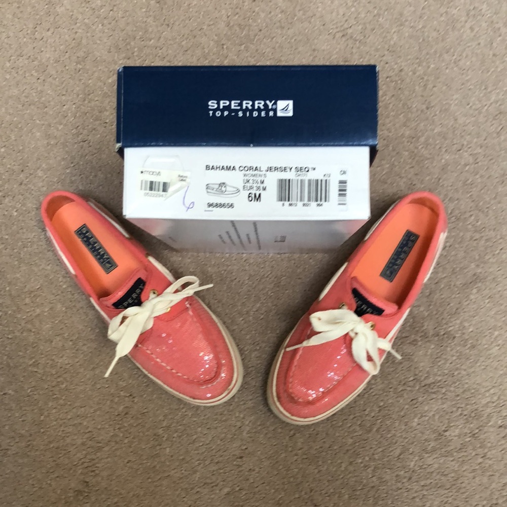 Sperry Sequin Boat Shoes